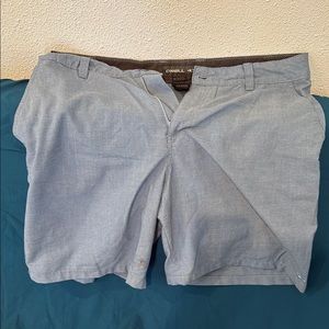 O'Neill Blue Flat Front Shorts Casual Comfort